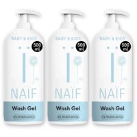 Naïf Baby & kids wash gel 3-pack
