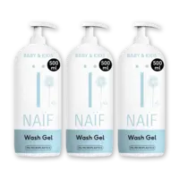 Naïf Baby & kids wash gel 3-pack