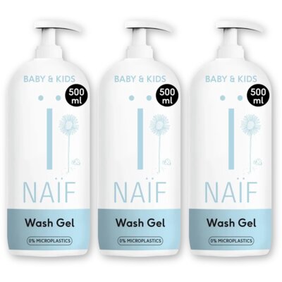 pdp-image-Naïf Baby & kids wash gel 3-pack