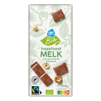 AH Biologisch Reep hazelnoot melk