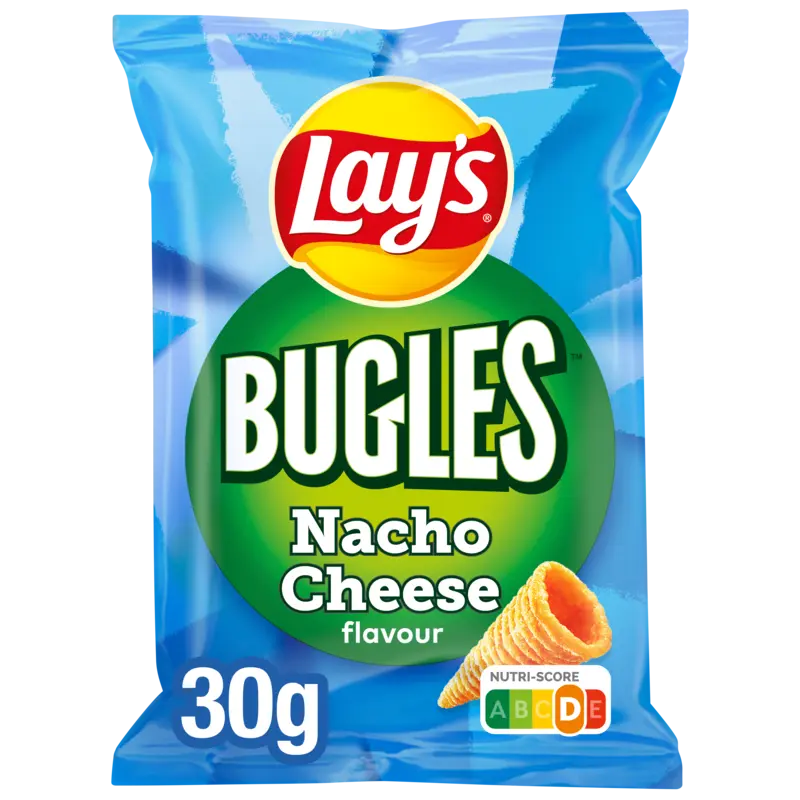 Bugles nacho cheese flavour
