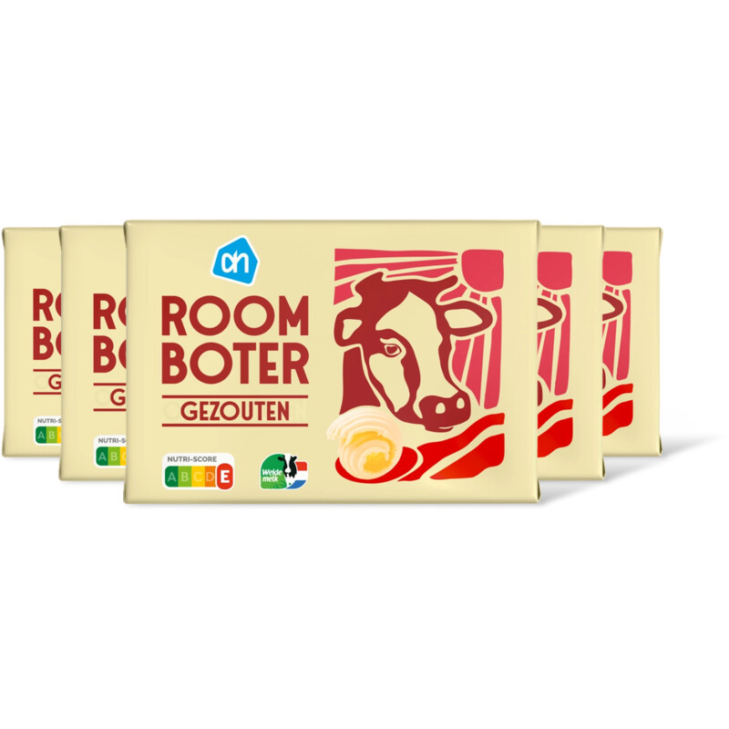 AH Roomboter gezouten 5 pack