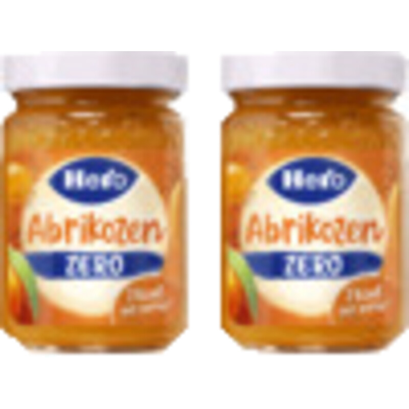 Een afbeelding van Hero Jam zero abrikozen 2-pack