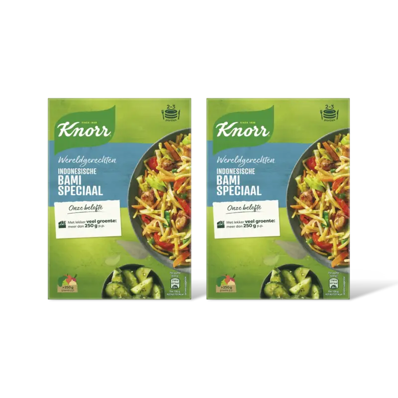 Knorr Wereldgerechten Indonesische bami 2-pack