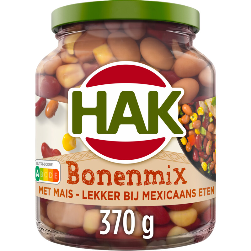 Een afbeelding van Hak Bonenmix met mais