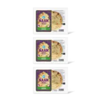 AH Mini naanbrood knoflook koriander 3-pack