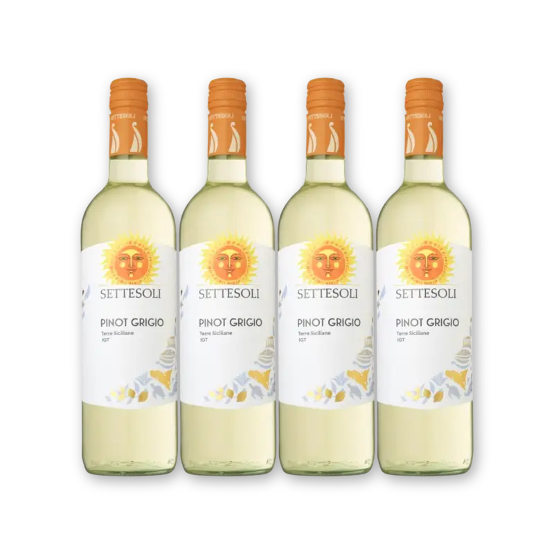 Settesoli Settesoli Pinot grigio 4 flessen