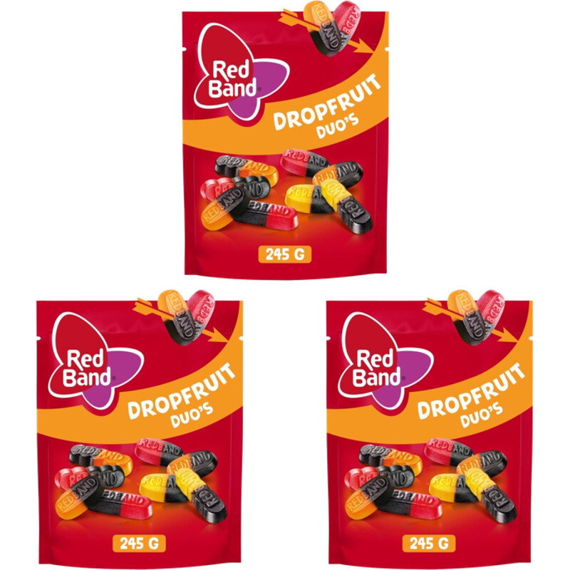 Een afbeelding van Red Band Dropfruit duo's 3-pack