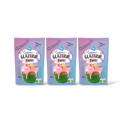 pdp-image-AH Bakfeest glazuur roze 3-pack
