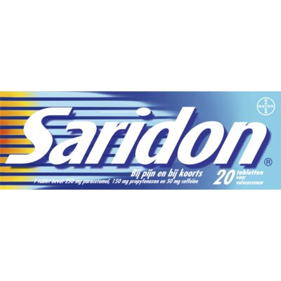 pdp-image-Saridon Bij pijn en bij koorts tabletten