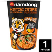Een afbeelding van Namdong Kimchi jjigae k-noodles flavour