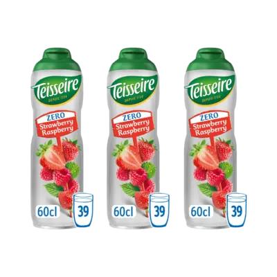 pdp-image-Teisseire Zero aardbei framboos siroop 3-pack
