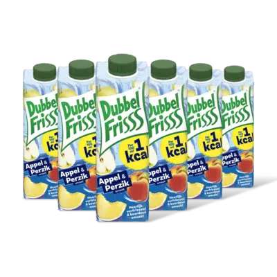 pdp-image-DubbelFrisss 1Kcal appel & perzik 6-pack