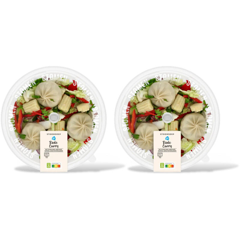 AH Stoomsoep rode curry 2-pack
