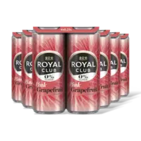 Royal Club Pink Grapefruit 0% suiker 24-pack