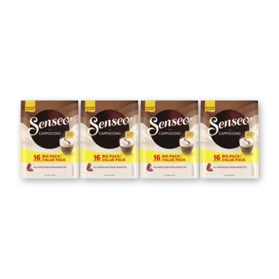 pdp-image-Senseo Cappuccino koffiepads voordeelpak 4-pack