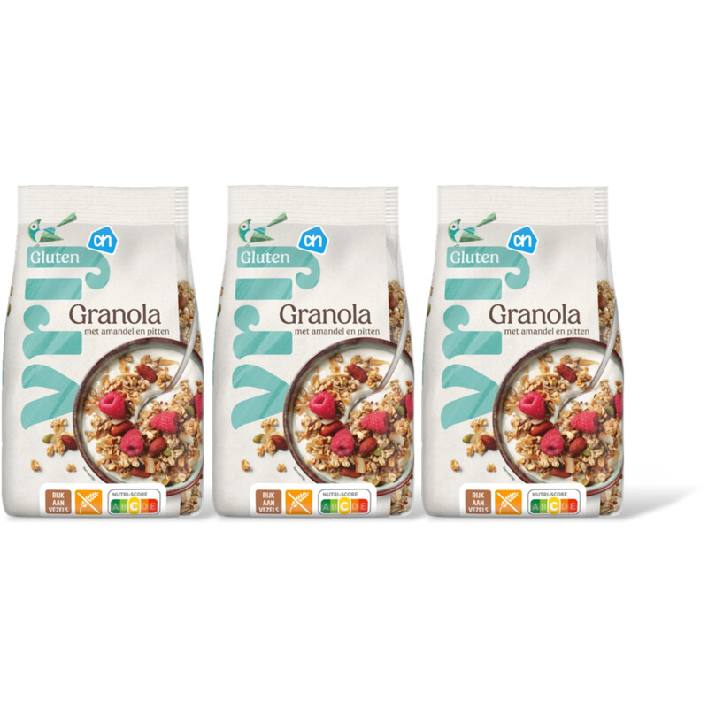 AH Glutenvrij Granola 3-pack
