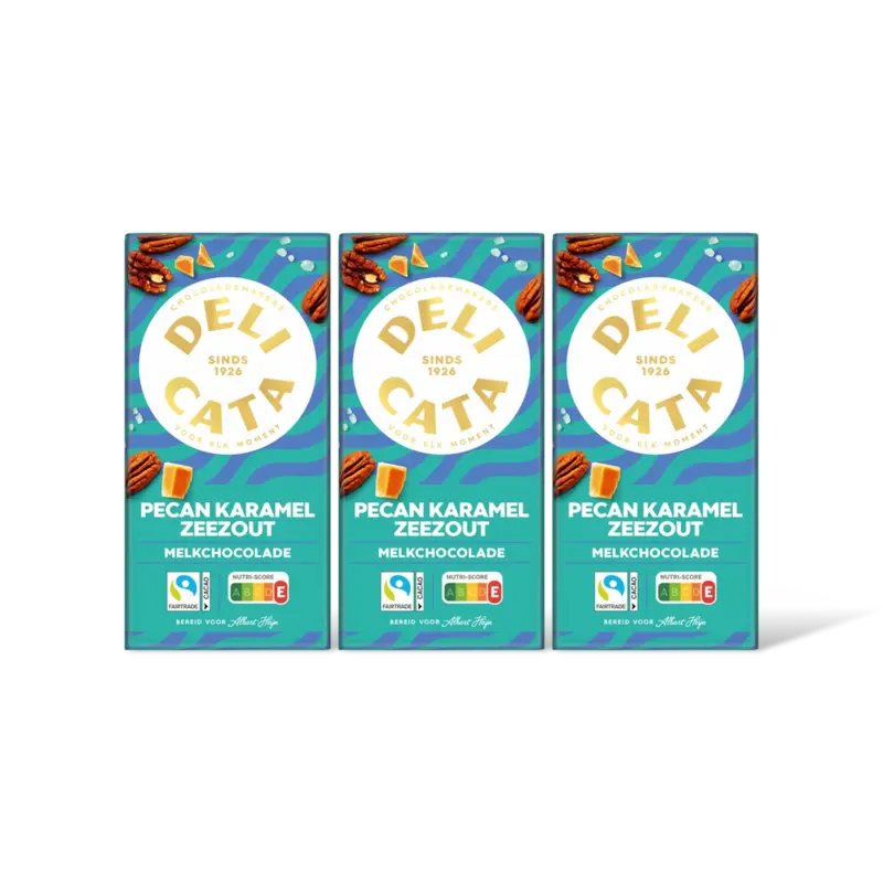 Reep mlkchocola pecan karaml zeezout 3pk