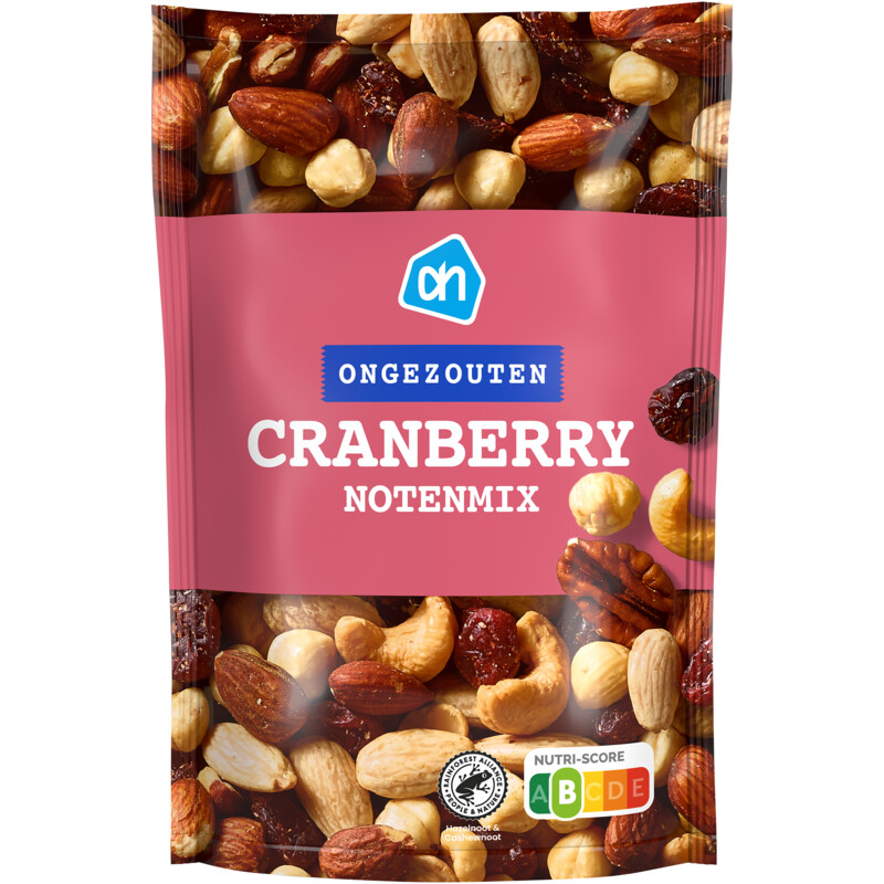 Een afbeelding van AH Cranberry notenmix ongezouten
