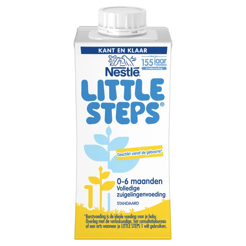Nestlé Little Steps Volledige Zuigelingenvoeding 0-6 Maanden 200 ml