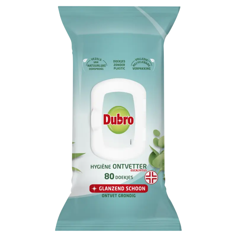 Hygiëne ontvetter doekjes eucalyptus