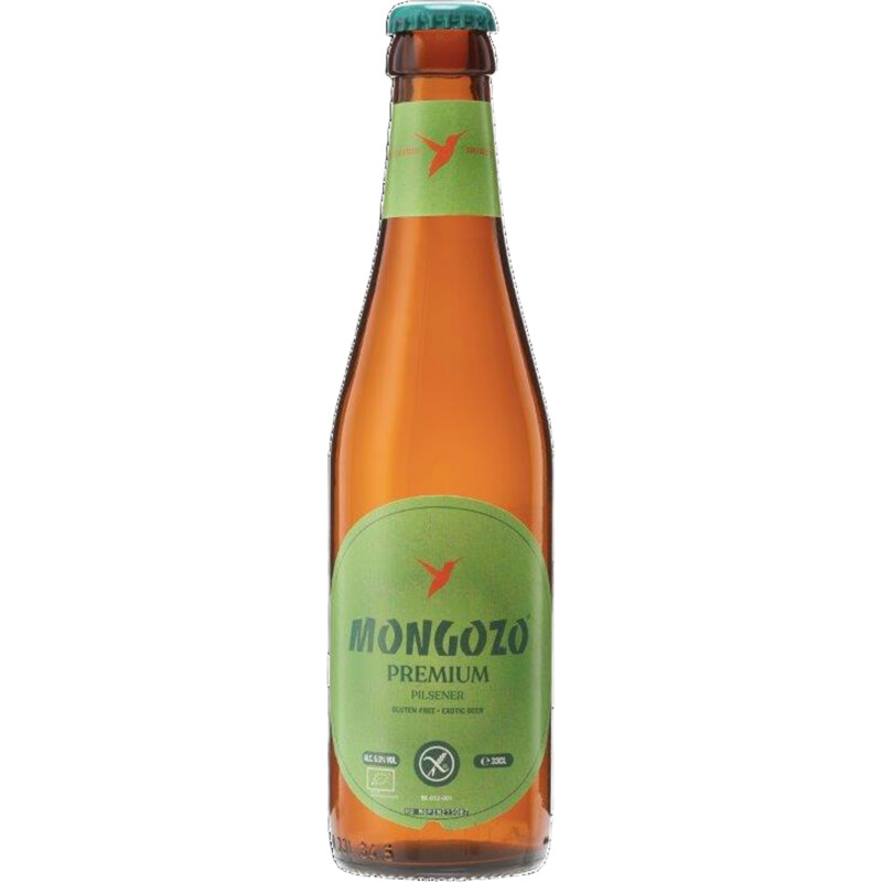 Een afbeelding van Mongozo Premium pilsener glutenfree organic