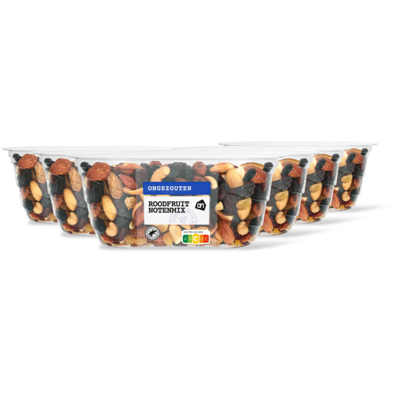 AH Roodfruit notenmix ongezouten 6-pack