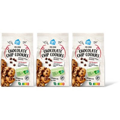 pdp-image-AH Mix voor chocolate chip cookies 3-pack