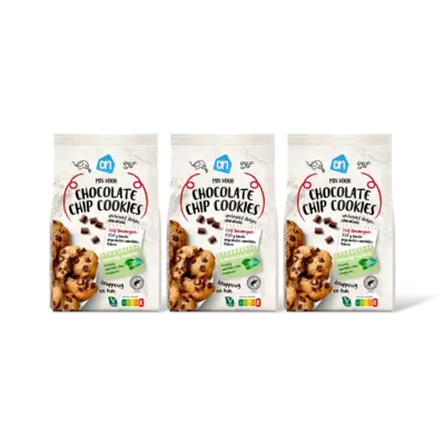 pdp-image-AH Mix voor chocolate chip cookies 3-pack