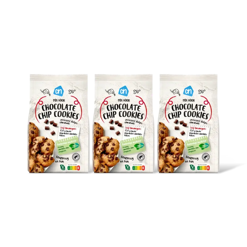 AH Mix voor chocolate chip cookies 3-pack