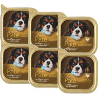 Een afbeelding van AH Alu luxe pate kip groente 6-pack