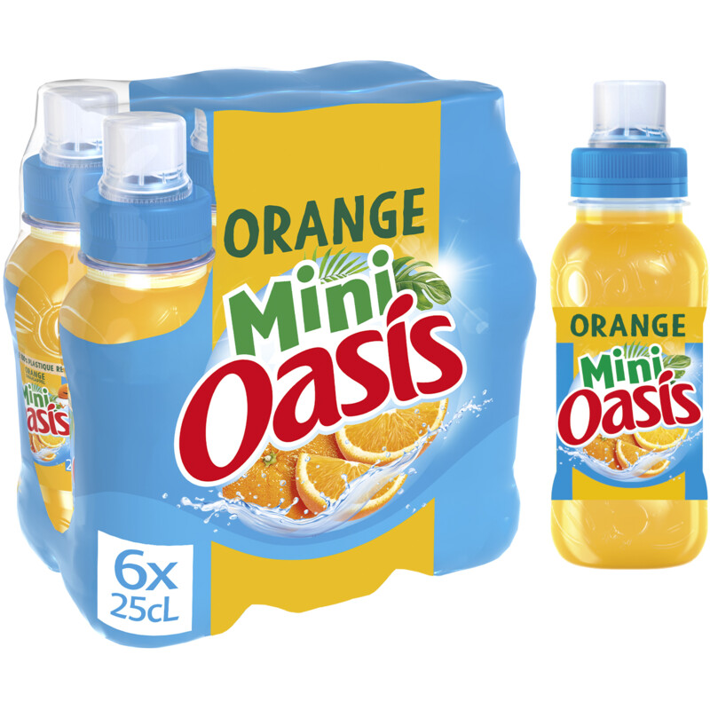 Een afbeelding van Oasis Orange 6-pack bel