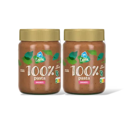 pdp-image-AH Terra Plantaardig 100% pasta amandel 2-pack