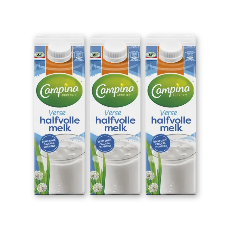 Halfvolle melk 3-pack