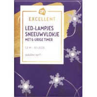 Een afbeelding van AH Excellent LED lampjes sneeuwvlokje