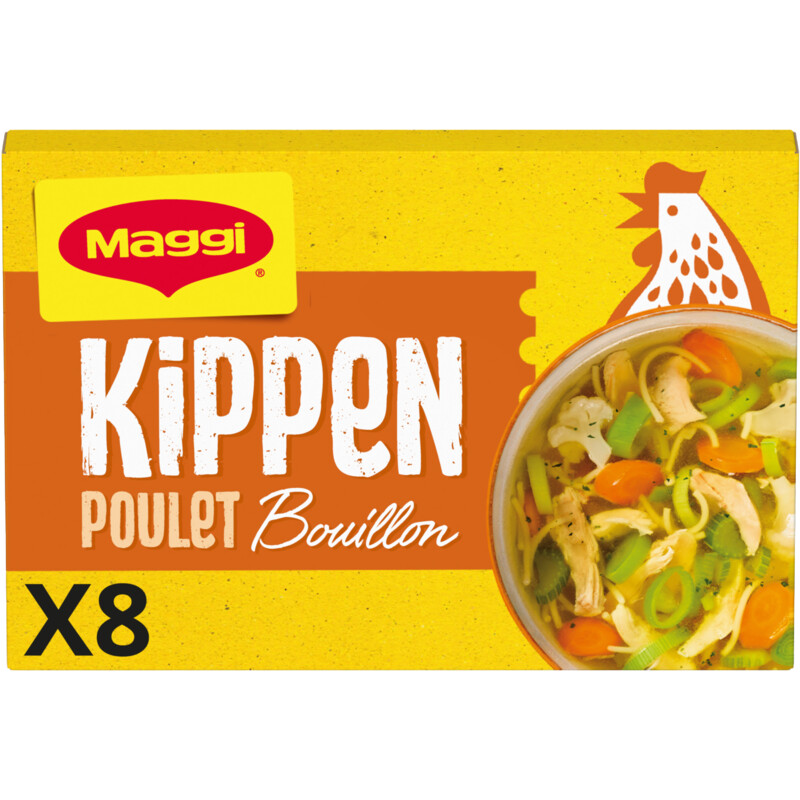 Een afbeelding van Maggi Bouillon blokjes kippen