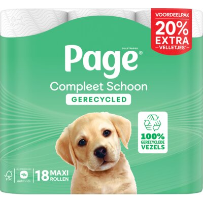 pdp-image-Page Compleet schoon gerecycled toiletpapier