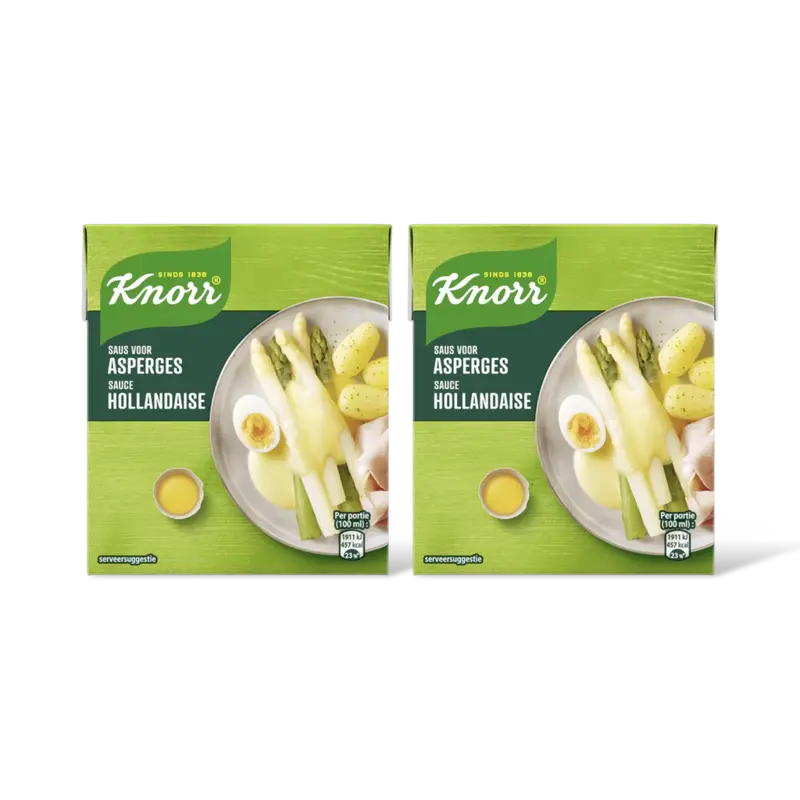 Knorr Asperge hollandaise saus 2-pack