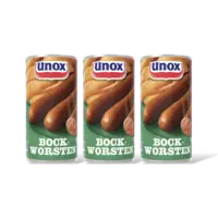 Unox Bockworsten 3-pack