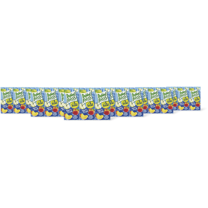 DubbelFrisss Appel & perzik 6-pack