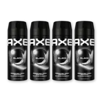 Axe Black deodorant bodyspray 4-pack