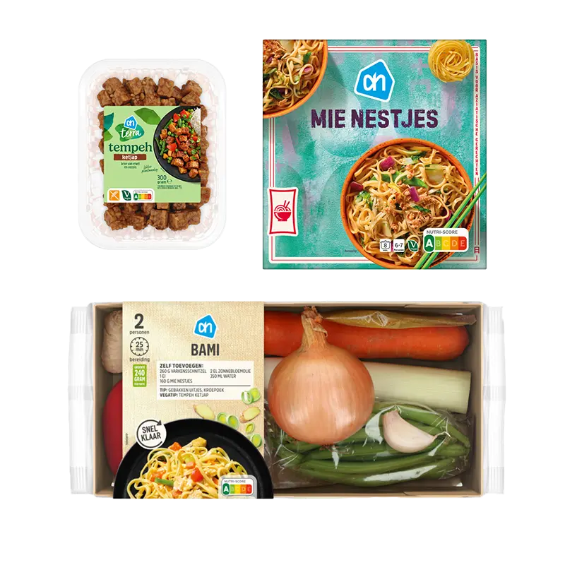 Verpakket Bami Tempeh voor 2 personen