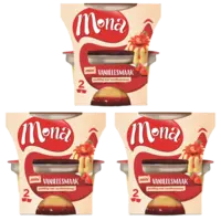 Mona Vanillepudding 2x135ml 3-pack