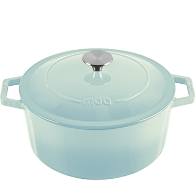pdp-image-MOA Cast iron casserole 26cm - 5.7l - aqua