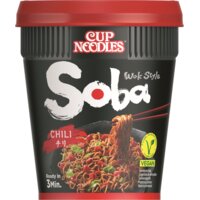 Nissin Soba cup noodles chili