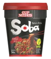 Nissin Soba cup noodles chili