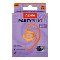 Alpine Partyplug transparant