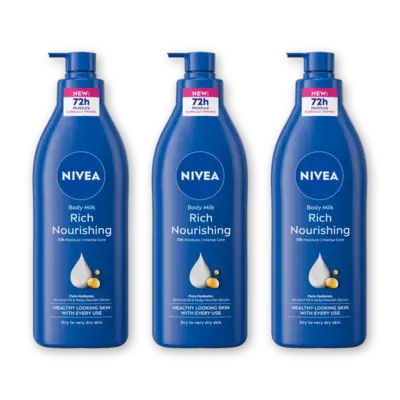 pdp-image-NIVEA Verzorgende body milk met pomp 3-pack