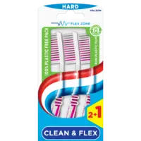 Aquafresh Clean & flex hard tandenborstel