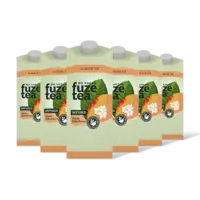 Fuze Tea Black tea peach elderflower ns 6-pack